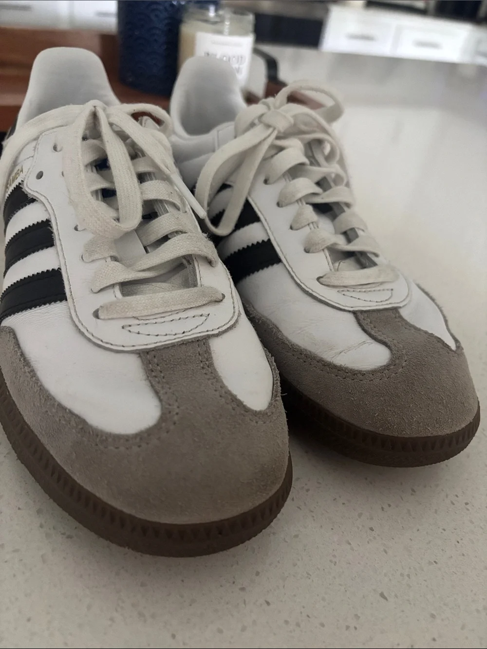 Adidas Samba OG Shoes Cloud White / Core Black / gum